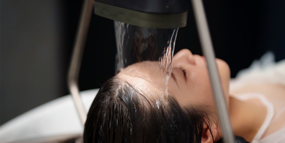 頭浸浴（頭皮の温泉）